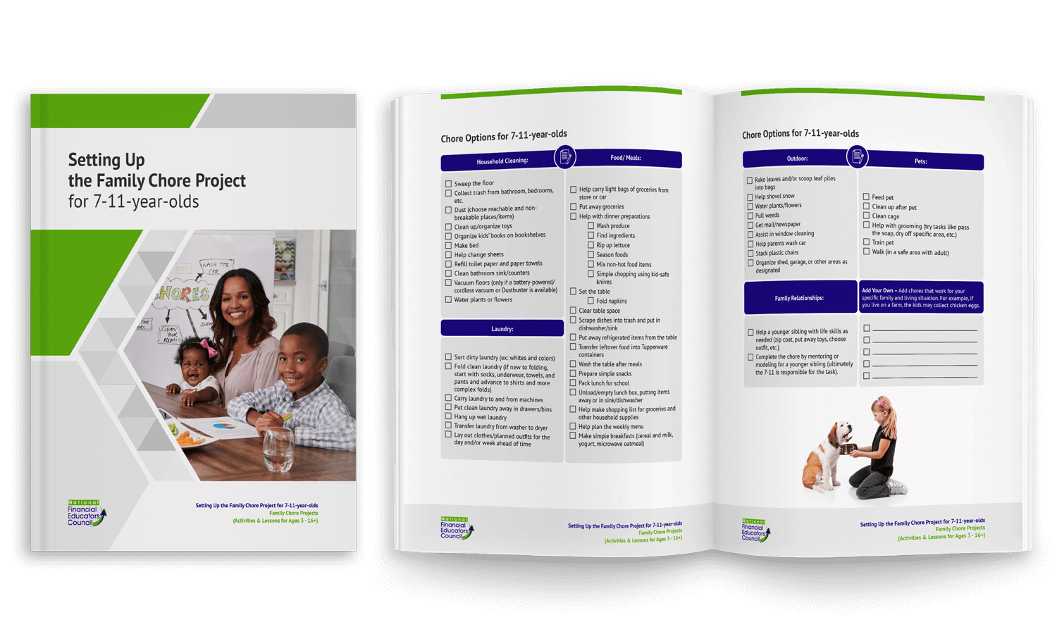 Family Finance materials speakers share through the Texas Financial Educators Council